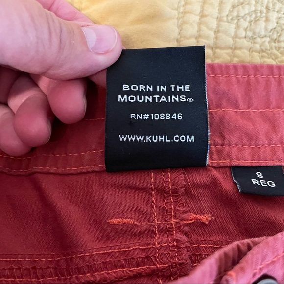 Kuhl Born in the mountains pants in a red/orange/salmon color size 8 - Picture 12 of 13